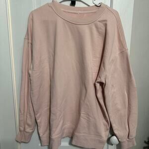 Lululemon light pink crewneck